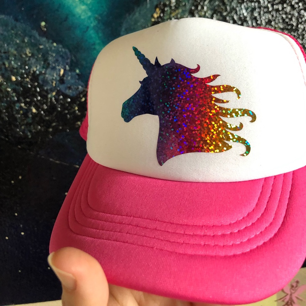 Unicorn trucker hat
